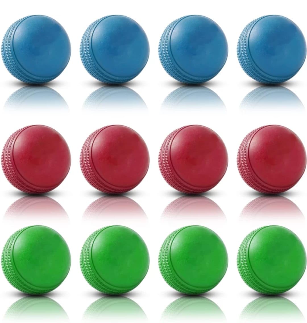 Little Toys Cricket Rubber Jumper Balls (Standard Size) -Pack of 10-Multicolor-image-44