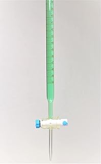 Graduated Burette with PTFE Stopcock & Brush, Borosilicate Glass, 50 ml