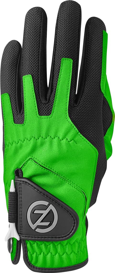 Men's Golf Gloves, Right Hand, One Size, Lime Green