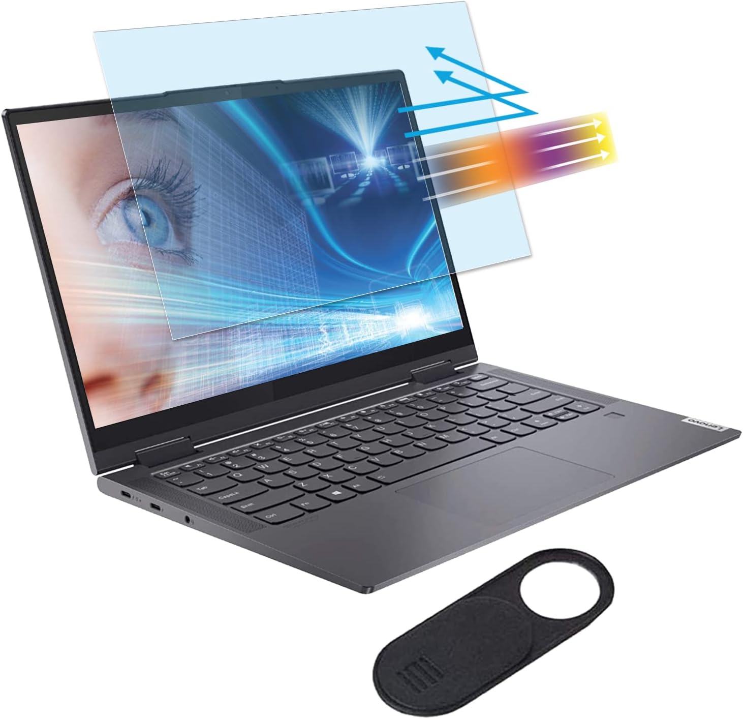 Anti Blue Light Screen Protector for Lenovo Yoga 7 14 /Yoga 7i 14 2023 2022 New 14