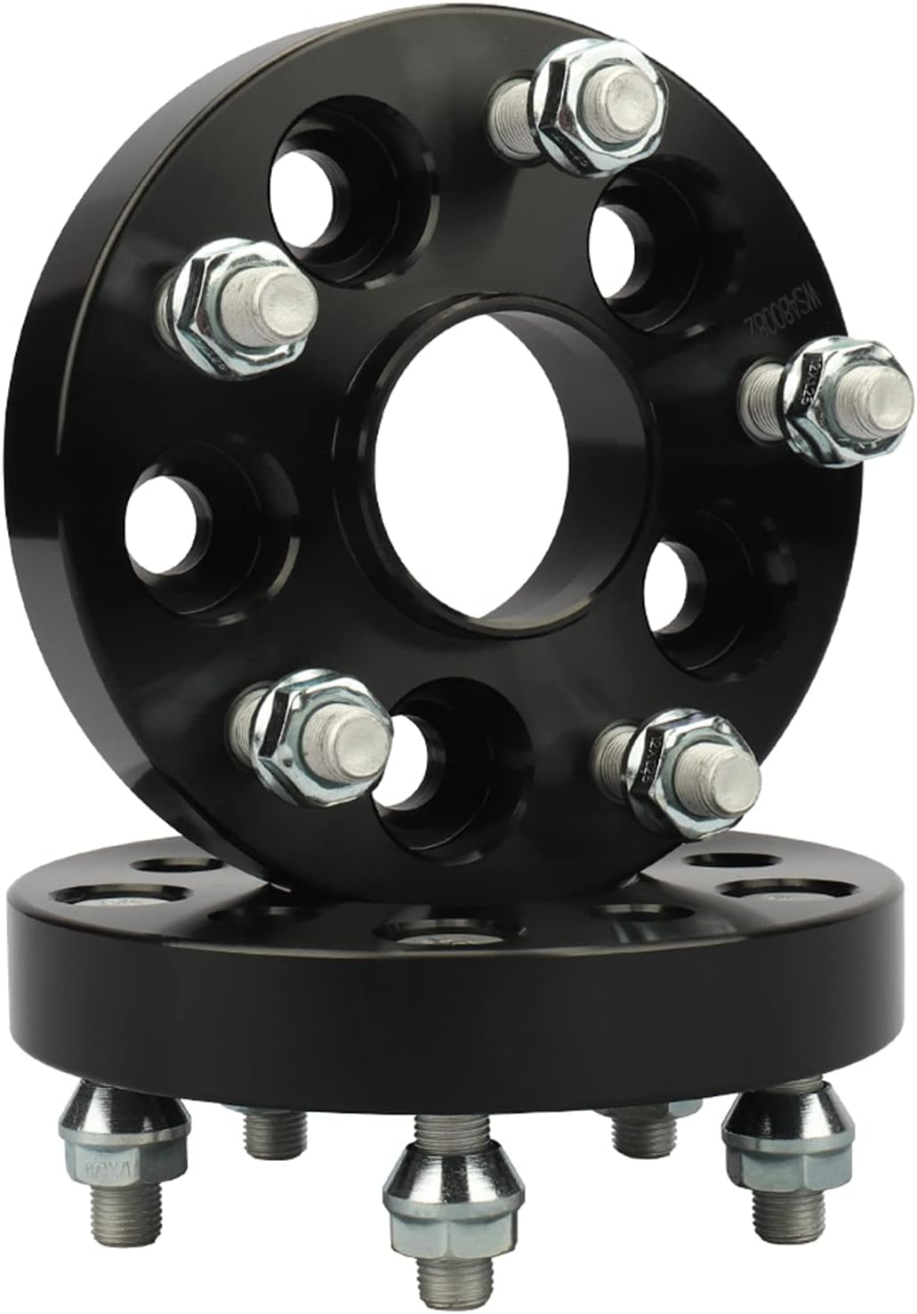 IRONTEK 5x100 to 5x114.3 Wheel Adapters 1"(25mm) Hub Centric Spacers (56.1mm Hub Bore, 12x1.25 Studs) 5x100mm to 5x4.5 Wheel Spacers Adapter for Subaru Impreza/Crosstrek/Outback/Legacy, for Saab 9-2x