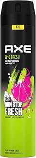 Axe Spray corporal Epic Fresh Deo sin aluminio proporciona una protección eficaz contra el olor corporal durante 48 horas, 250 ml