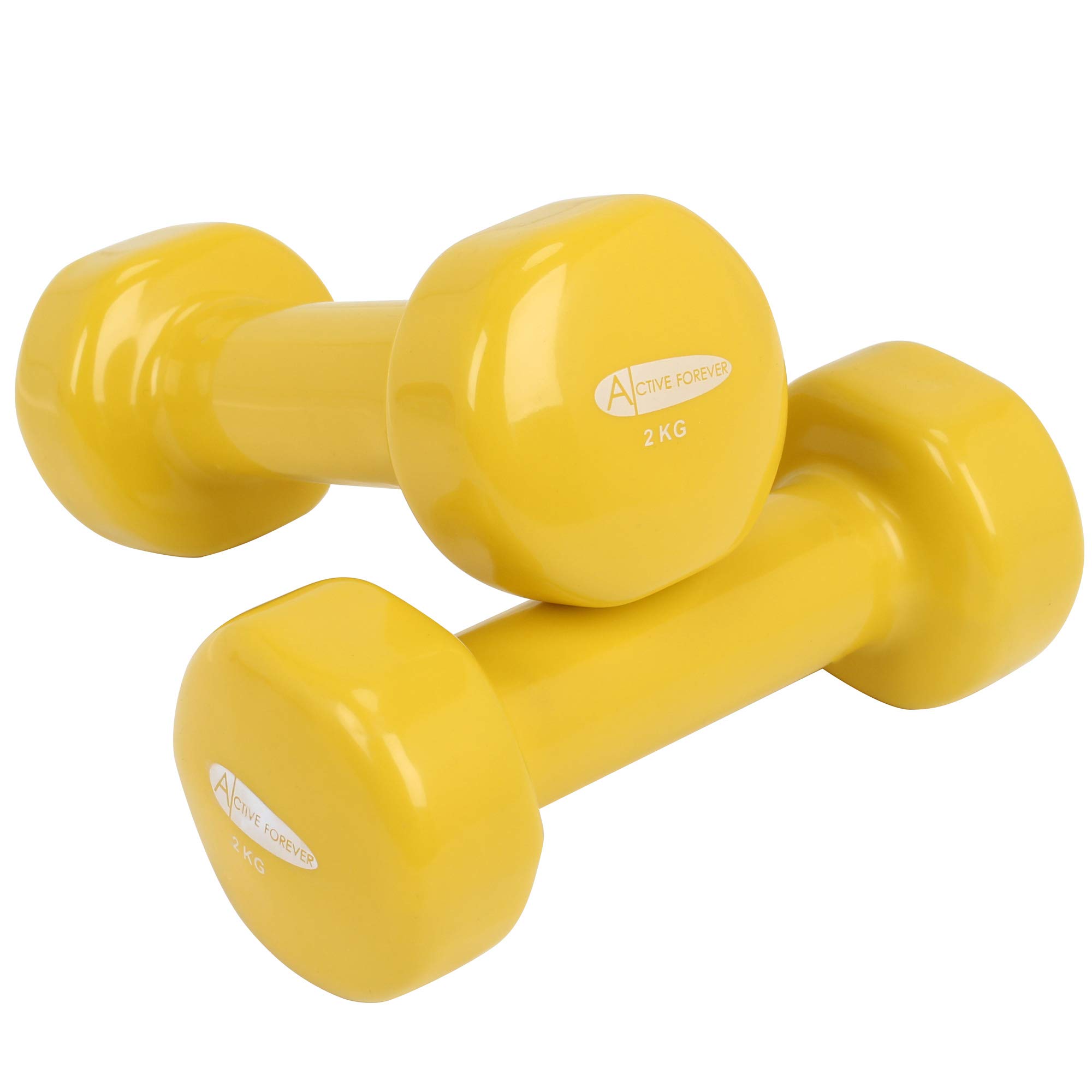 ACTIVE FOREVER Weights Dumbbells Set,Dumbbells in Pairs,Non-Slip,Anti-Roll,Hand Weights Dumbbells in 4kg 5kg 6kg 8kg 10kg Pair