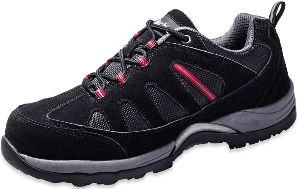 Work Steel Toe Shoe Men's Suede Upper Safety Outdoor Protection Footwear Oil Slip Resistant