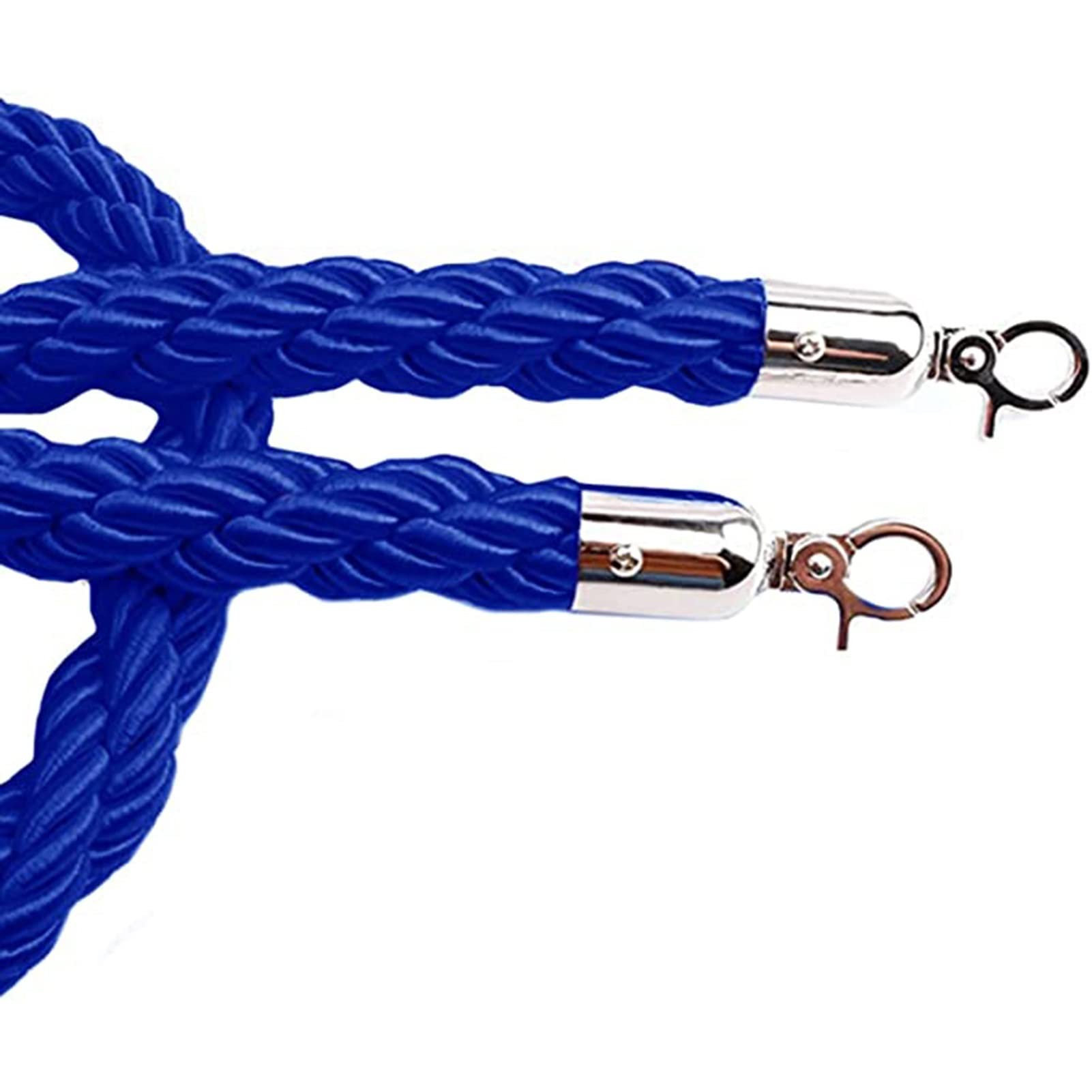 GDMDPTE Velvet Rope Barrier - Stylish Braided Hemp Crowd Control Rope for Event Divider Queue Management Solution for Venues Parties and Gatherings