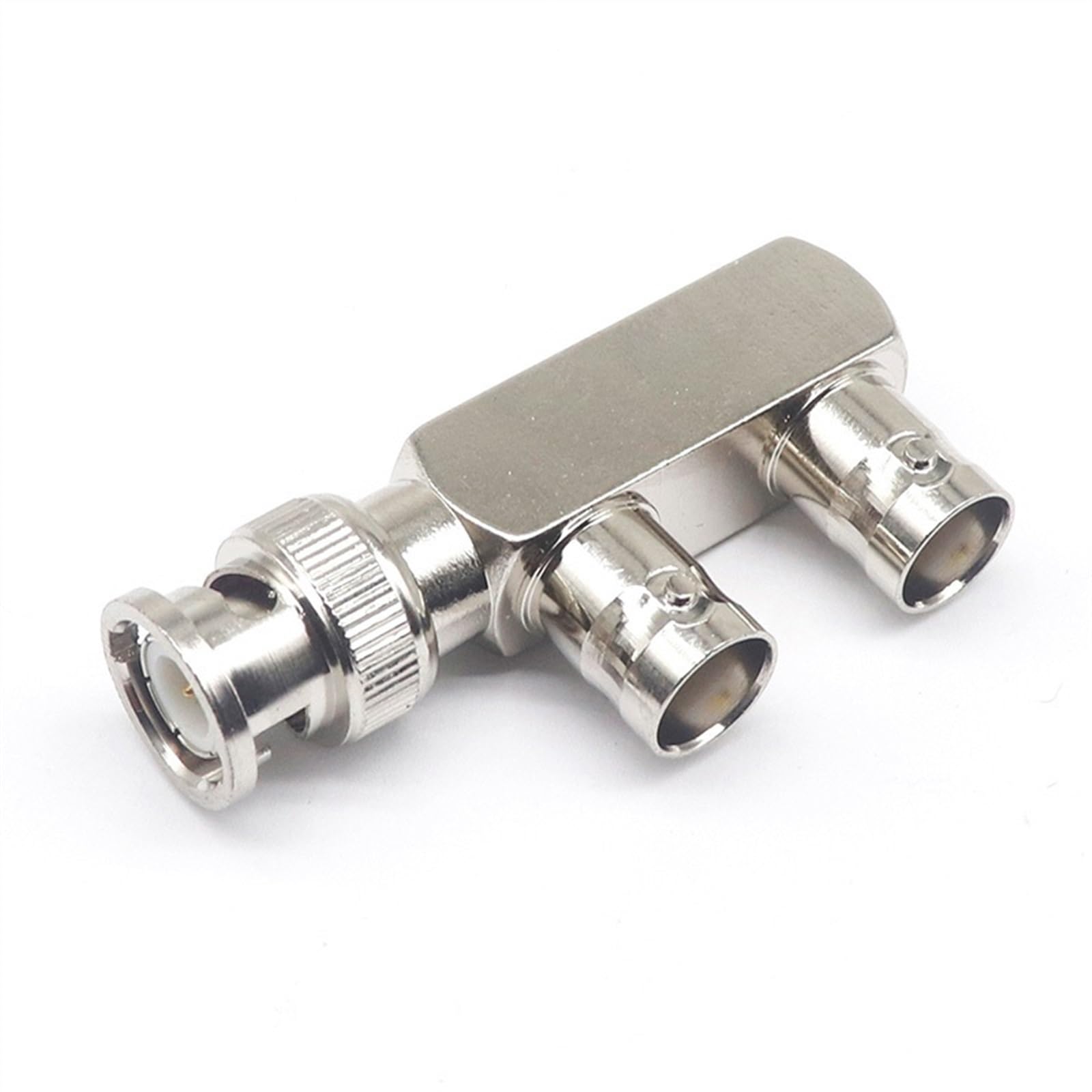 Conector en T BNC de cobre Q9 que soluciona los cortes de señal en pantallas y cámaras CCTV