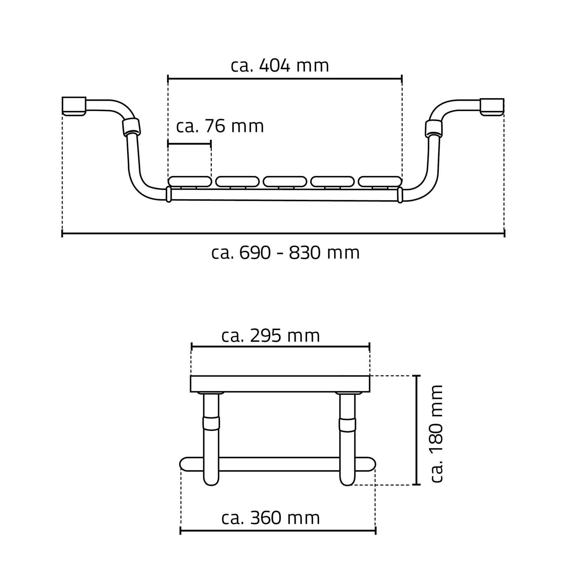 RIDDER Asiento de bañera Pro blanco
