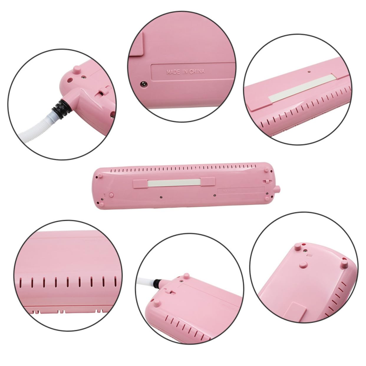 Toyvian Pianola Tasti senza Batterie con Custodia Inclusa per Riporre e Trasportare Strumento Musicale Melodica Leggero per Suonare in Mano o Sul Tavolo