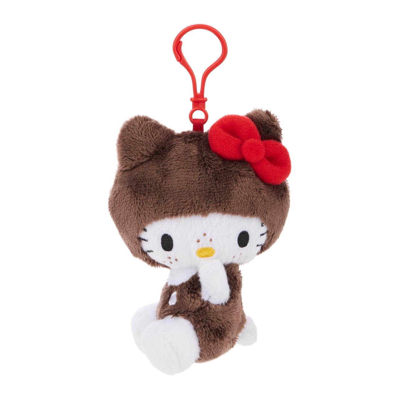 2018 hello kitty モンチッチ monchhichi Sanrio MONCHHICHI x Hello Kitty Costume Keychain Plush Doll - 4