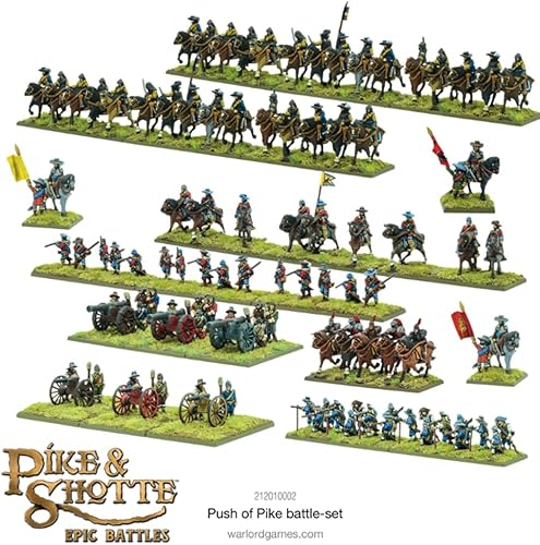 Miniatura 5 de Warlord Games Push of Pike Starter Set, juego de batalla de estrategia para 2 o más jugadores usando miniatura