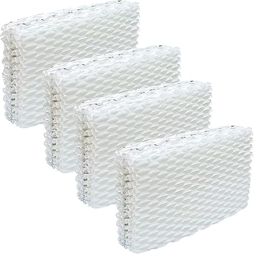 Paquete de 4 filtros humidificadores de repuesto para Equate, filtro humidificador de repuesto para ReliOn RCM-832 ProCare PCWF813 PCCM-832N