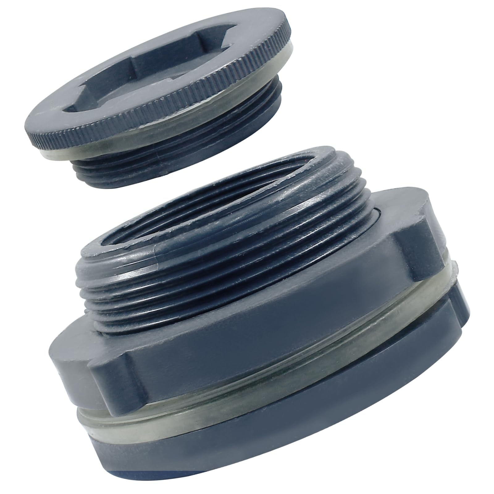 2 Pvc Bulkhead Fitting,1pc Plastic Bulkhead Fittings For