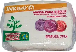 Massa De Porcelana Fria Biscuit 900G Branco 106336