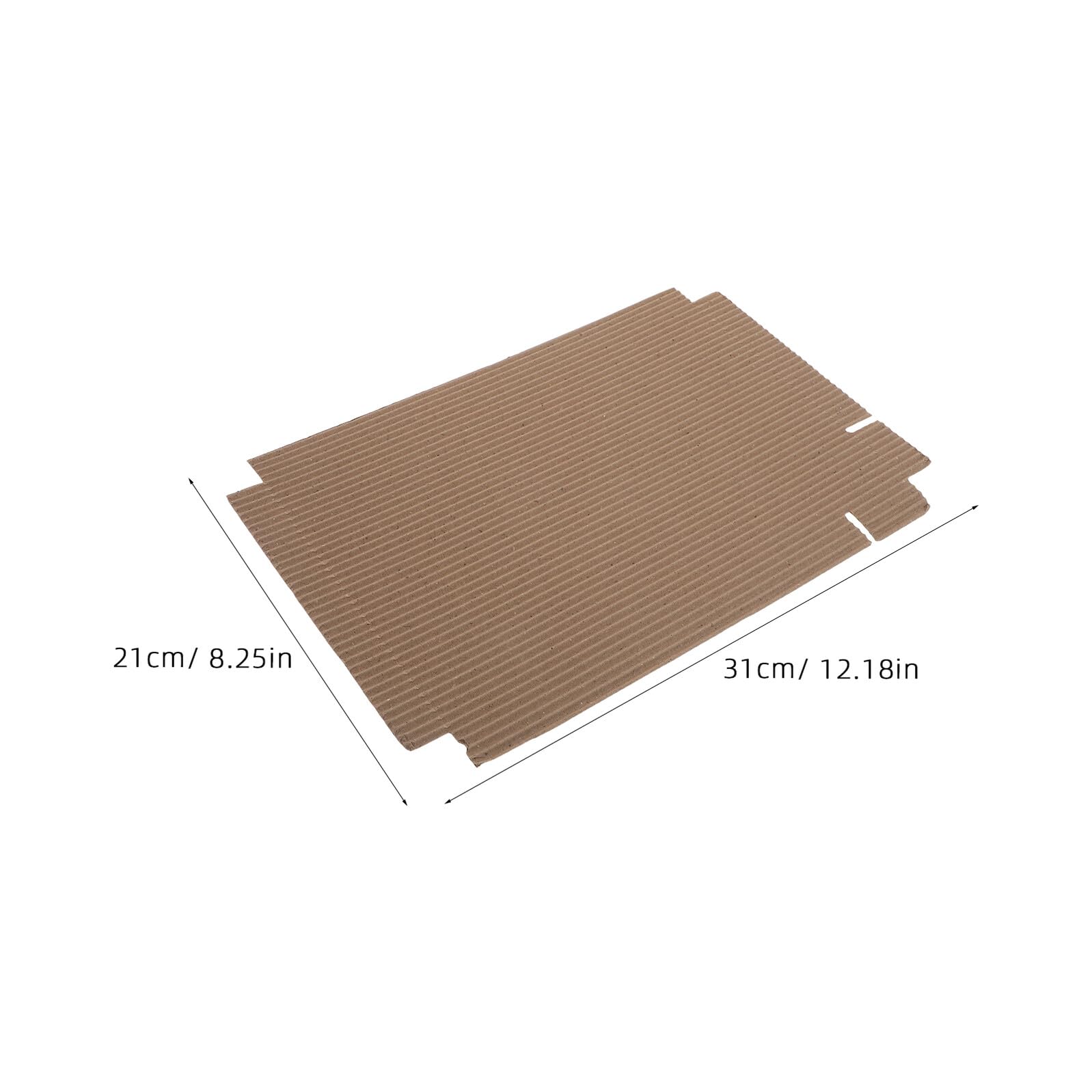 ifundom Rivestimento Ondulato per Terrario Rettili 12,2x8,3 Pollici, Tappetino Assorbente per Lettiera e Substrato, Carta Fondo Gabbia Resistente per Gechi, Serpenti e Tartarughe