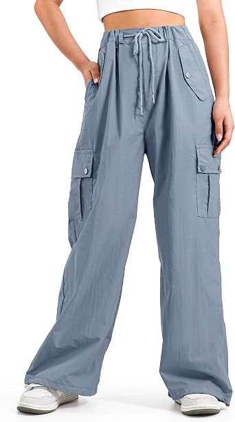 KEREDA Cargo Pants for Girls Water Resistant Hiking Pants Quick Dry Jogger