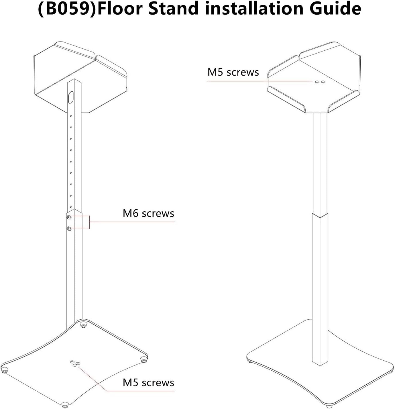 Adjustable Stand Mount Compatible with Bose S1 Pro/ S1 Pro+ Portable Bluetooth Speaker, Surround Sound Speaker Stand for Home - Image 7