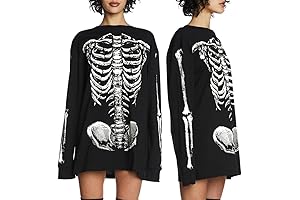 Women's Gothic Skeleton Sweatshirt: Unleash Your Spooky Style This Halloween