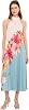 Vestido de gasa plisado floral 4
