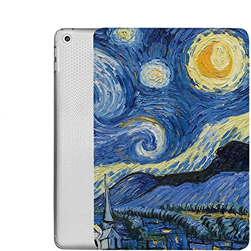 DuraSafe Cases for iPad PRO 11 1st 2018 [ PRO 11 Inch 1 Generation ] A1980 A1934 A2013 MU0T2LL/A MU0Y2LL/A MTXN2LL/A Printed Adjustable Stand Feature Case TPU Heat Dissipation Back - Starry Night
