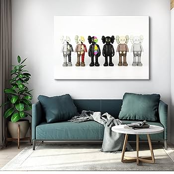 絵画/近代ポップアート/巨匠 /KAWS (カウズ) /インテリアアート