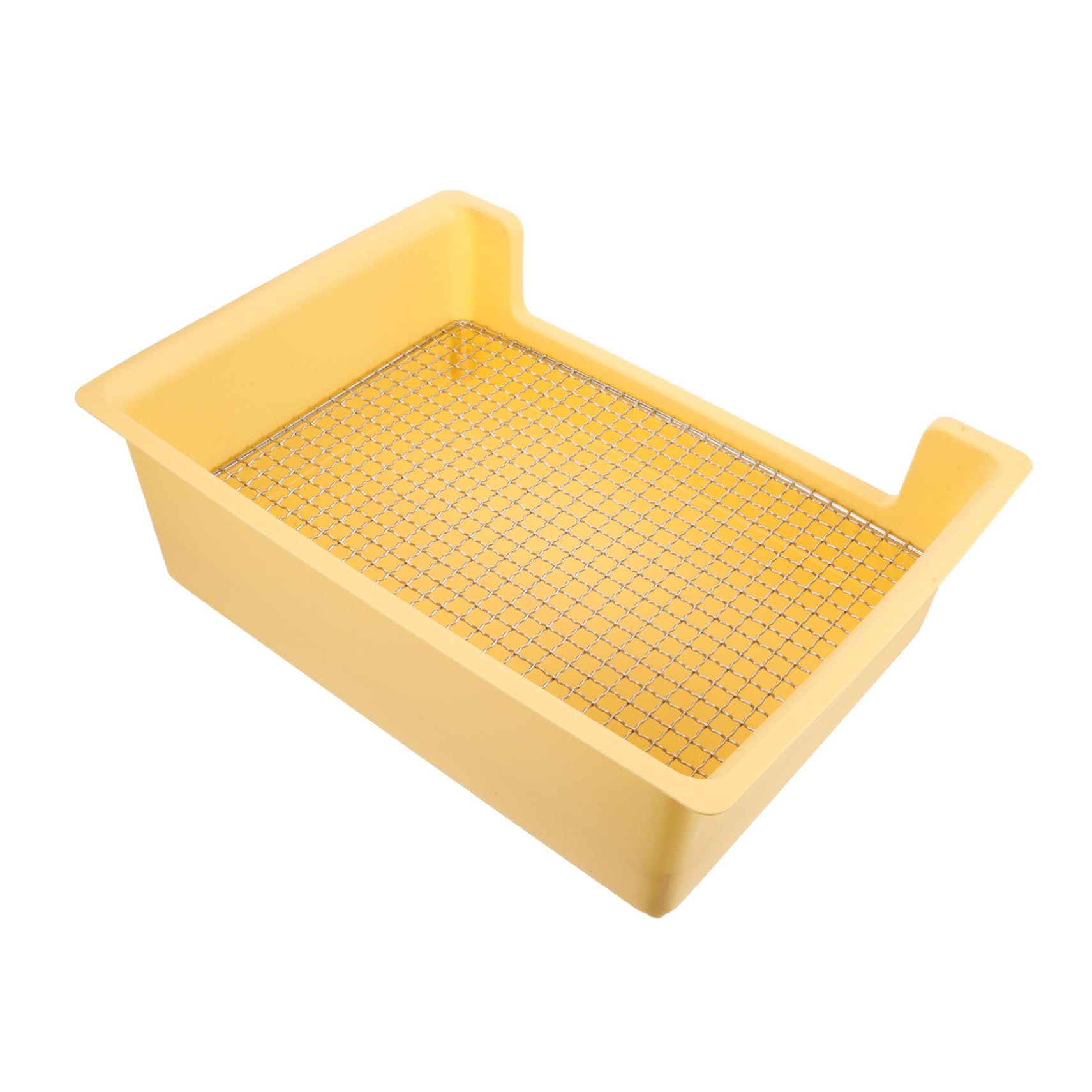 Gatuida Bac à Litière pour Lapin Et Petits Animaux Grille Amovible, Plastique Solide, Taille Moyenne, Cage Et Apprentissage, Convient pour Lapins, Cochons D’Inde Et Hamsters