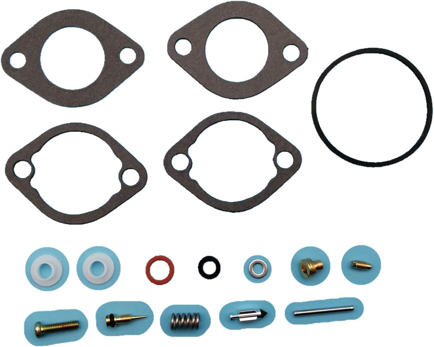 Carb Carburetor Rebuild Repair Kit Compatible with Kawasaki Mule 600 610 SX KAF400 15004-0953 15003-2035 15003-2943 15003-2933 15004-2035 KAF400A KAF400B KAF400C KAF400D KAF400E Z279