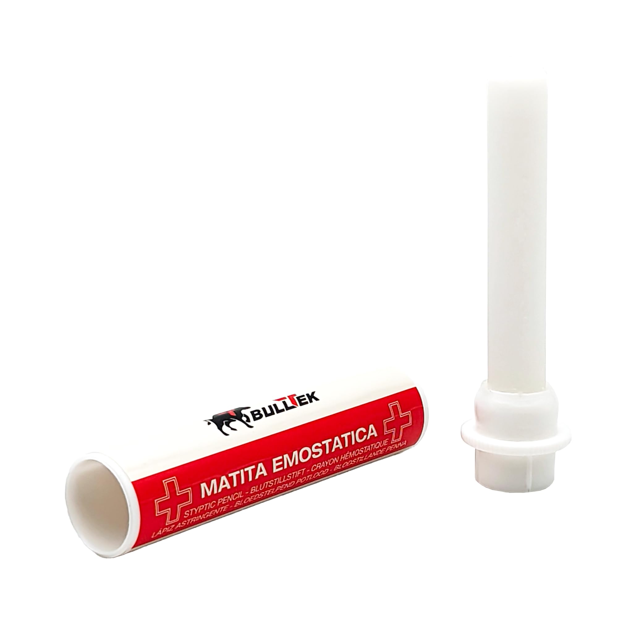 Lápiz hemostático Stick cicatrizante, tope de sangre para heridas Post-Afeitado Barba, Astringente con práctico contenedor de viaje