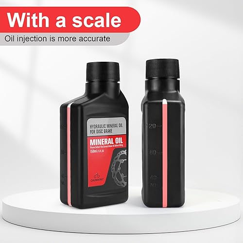 Miniatura 6 de Kit de purga de frenos para frenos hidráulicos Shimano, kit de purga de frenos de bicicleta de montaña que incluye líquido de frenos mineral de 10.1