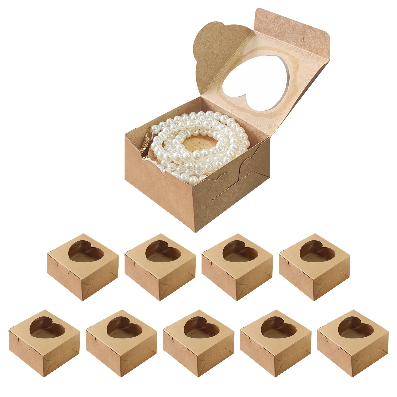 Amazon | 【BEAUTY PLAYER】透明ギフトボックス ハート型 バレンタイン