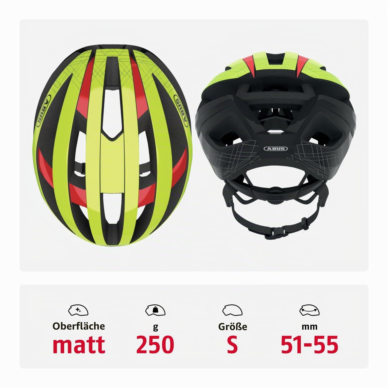 ABUS Rennradhelm Viantor MIPS - Sportlicher Fahrradhelm mit MIPS Aufprallschutz für Einsteiger - für Damen und Herren
