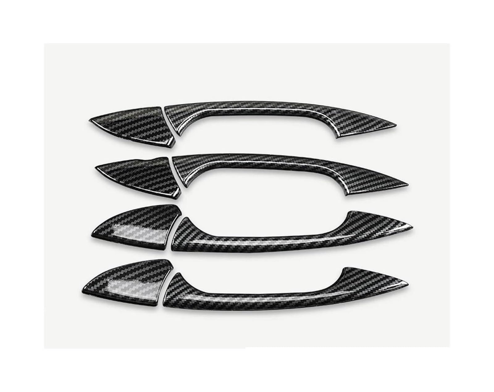 HCKCLMBMZW for Benz A CLA GLA Class W176 C117 for Coupe W117 X156 2013-2019 Car Door Handle Exterio Trim Cover Decoration Accessories Door Handle Cover(H)