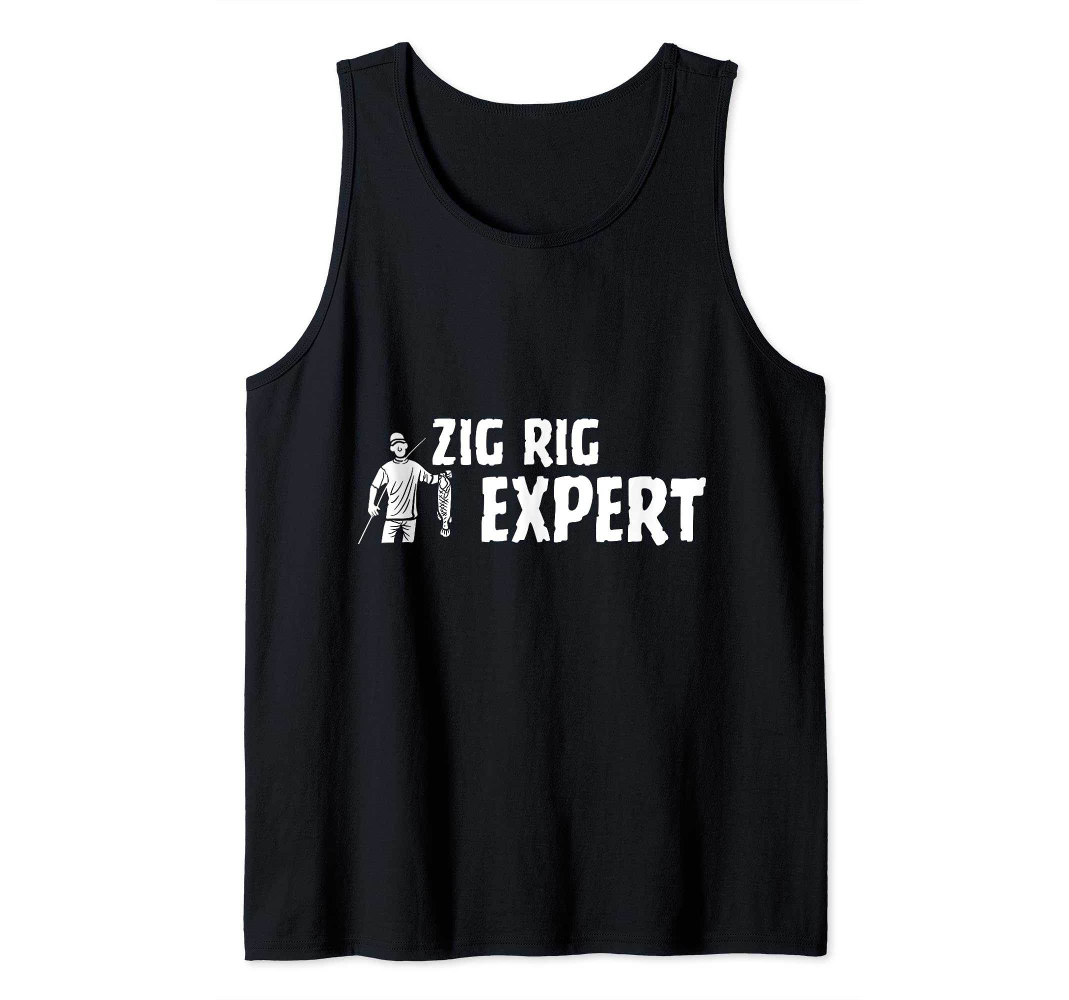 Fisherman Gift Zig Rig Fishing Expert Tank Top
