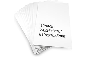 24x36 Foam Board 12-Pack for Versatile Use