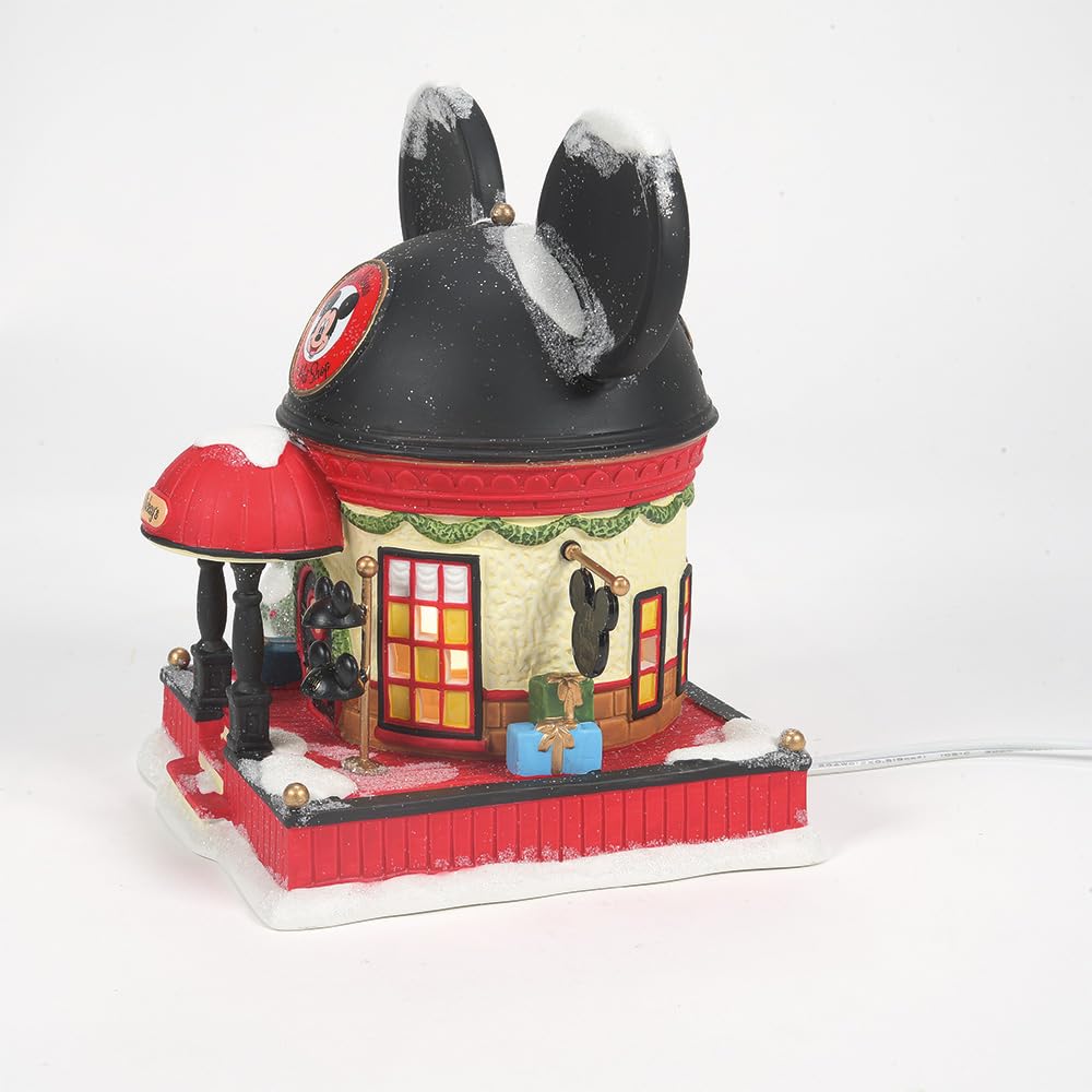 Amazon.com: Department 56 Disney Village Mickey Mouse Ear Hat Shop