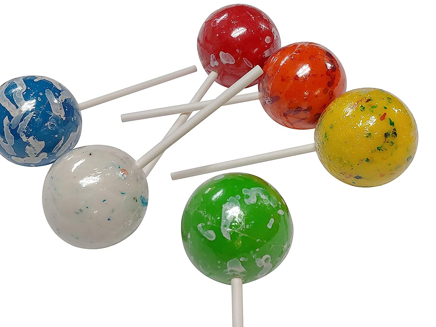 Buy HUGE Jawbreakers On A Stick Assorted Colors 2.25 Inch 4 COUNT
