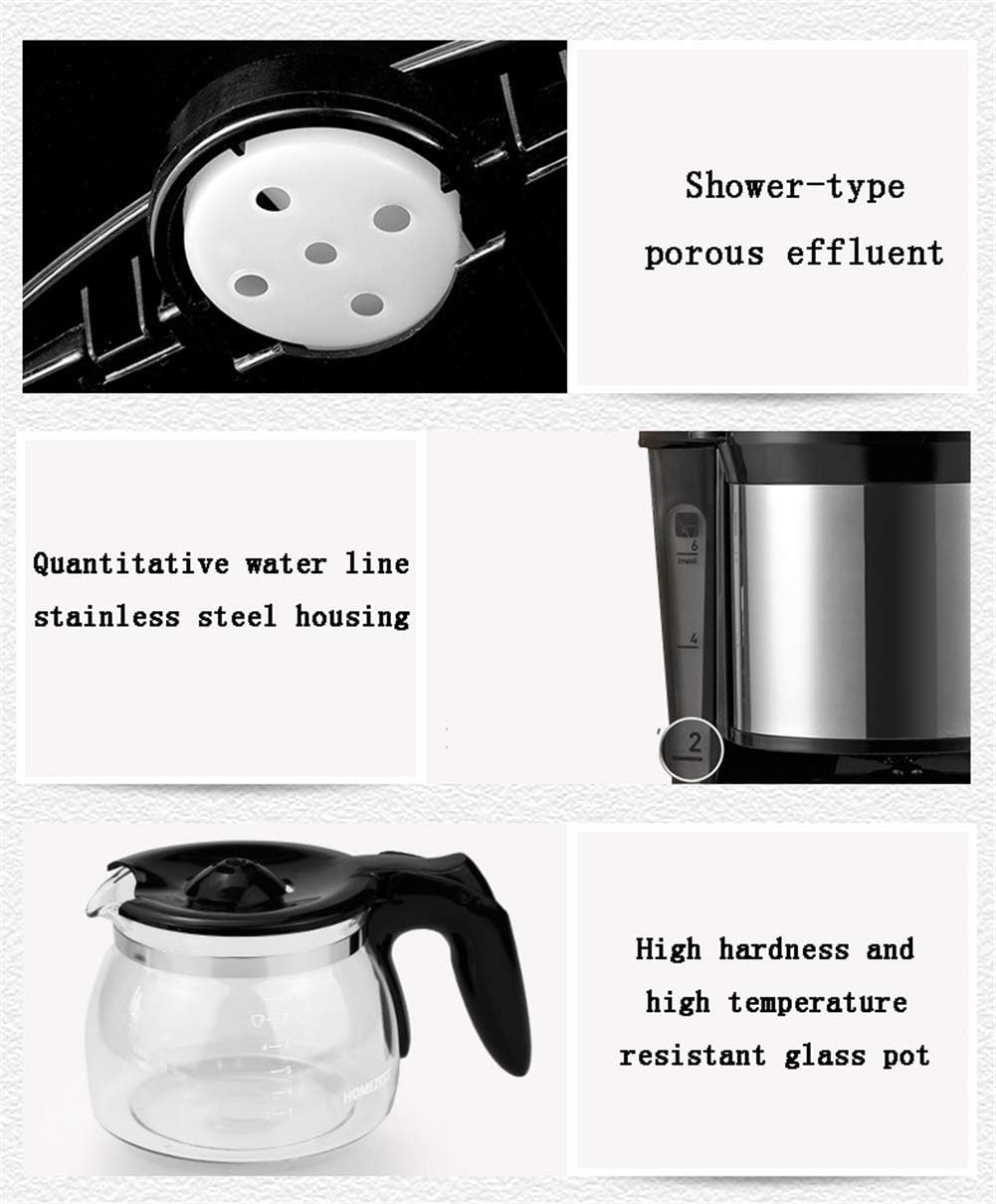 Coffee Machine With Grinder Automatic, Coffee Machine Powder Drip Coffee Maker Small Freshly Ground Coffee Machine