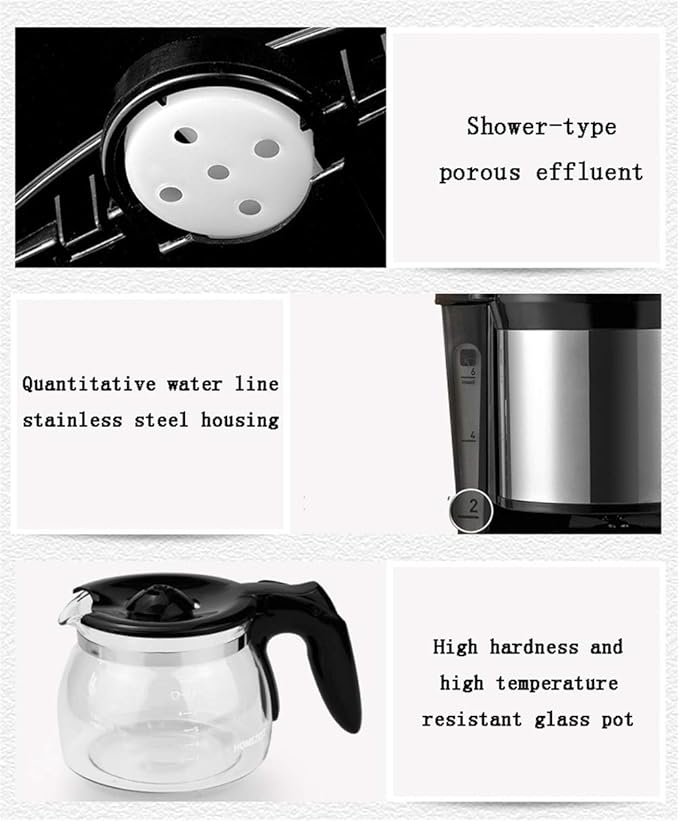 Cafetera Automática con Molinillo, Capacidad 650ml, Para Café Molido miniatura 5
