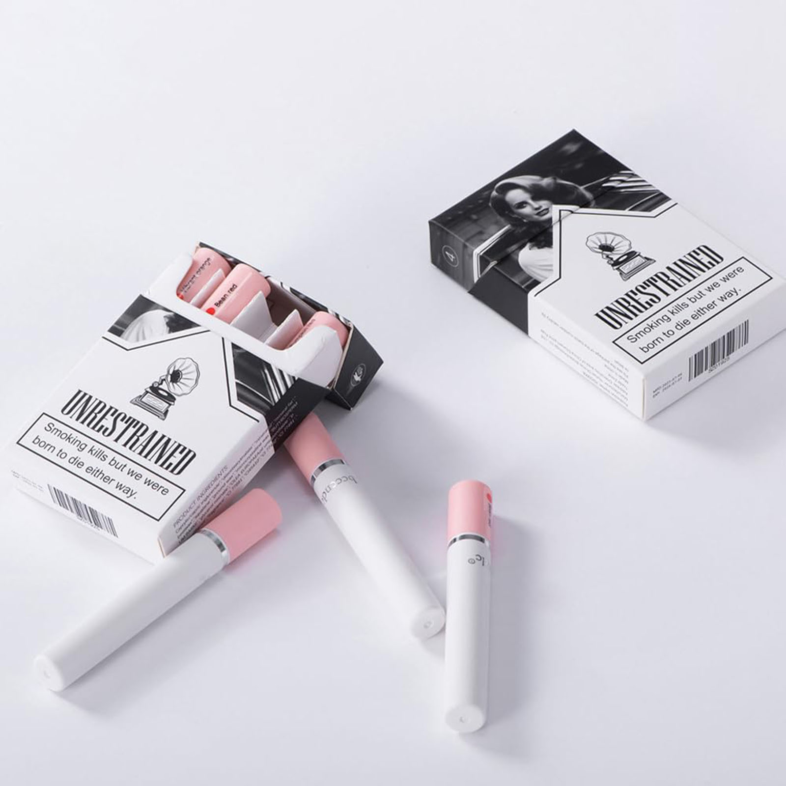 lana del rey lipstick cigarette amazon TITIMORE 4 Farben Zigaretten Mattes Lippenstift Langanhaltendes Lipgloss Tube Lippenstift Set Rauchetui Design Feuchtigkeitscrem Antihaft Tasse Nicht Verblassen Lipstick Makeup Kosmetik Lana Del Rey Cigarettes Lipstick