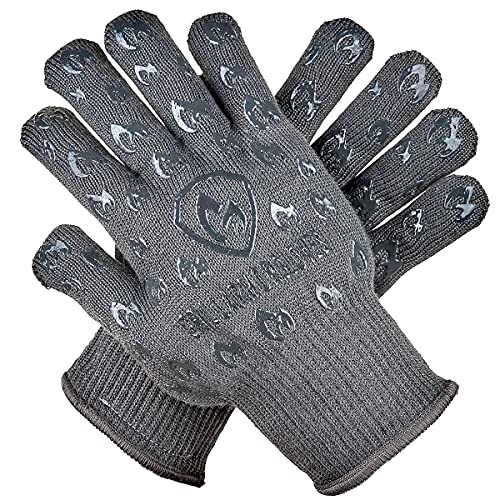 Comparison: Best Deik Oven Gloves 8 Grill Armor Oven Gloves 932°F Extreme Heat & Cut Resistant Oven Mitts with Fingers for BBQ, Cooking, Grilling, Baking –Accessory for Smoker, Cast Iron, Fire Pit, Camping, Fireplace, Griddle & More