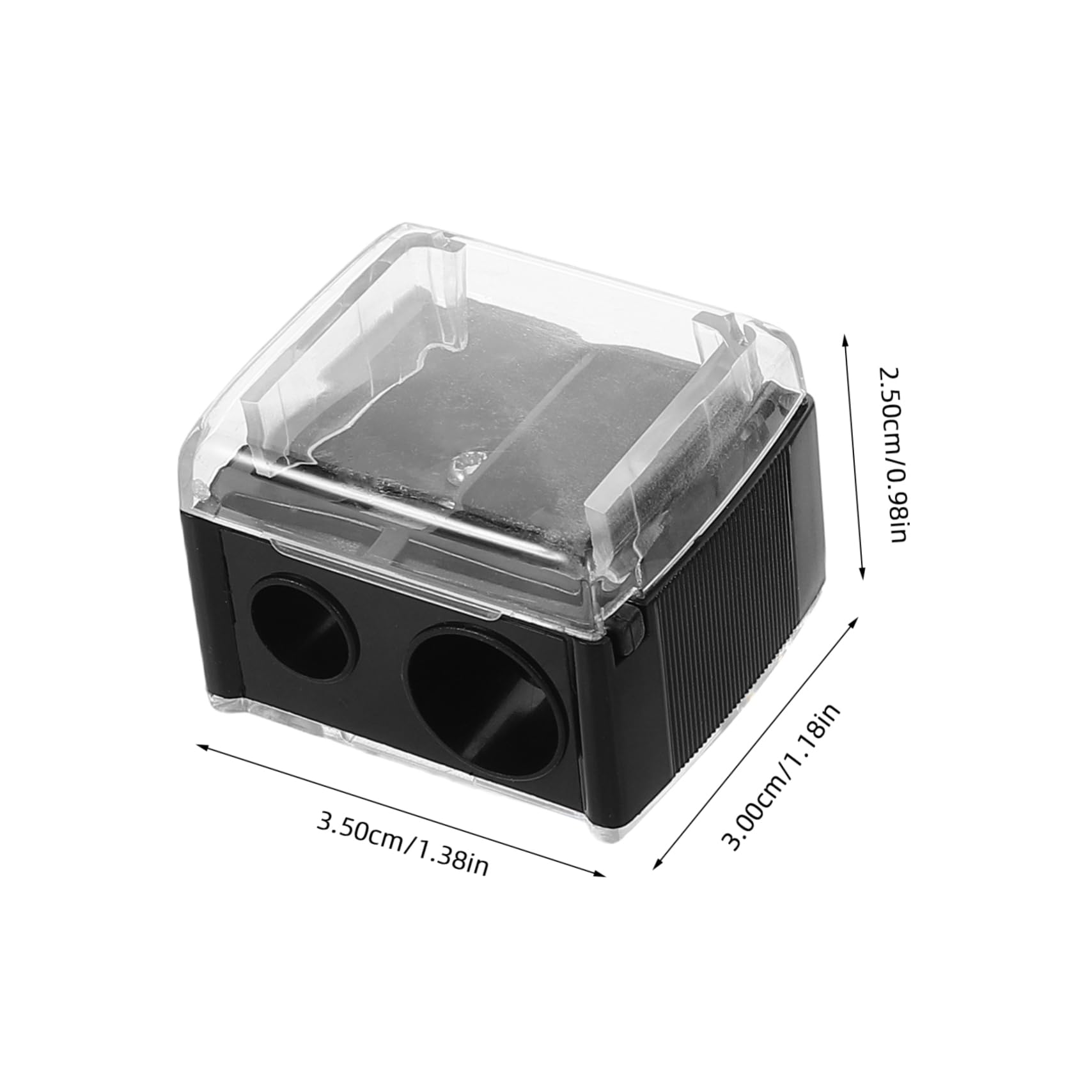 VICASKY 5pcs Dual Eyebrow Eyeliner Pencil Sharpener Portable Handheld Makeup Tool for Precise Shaping Lightweight Design for Home Travel and Office Use