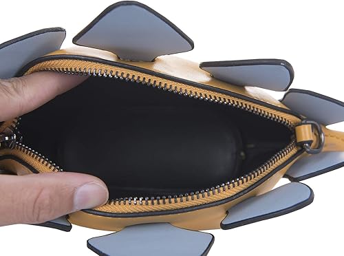 Miniatura 6 de QZUnique Bolso de hombro de tiburón de dinosaurio para mujer, diseño de animales 3D, con cremallera, bolso cruzado tipo mensajero para niña