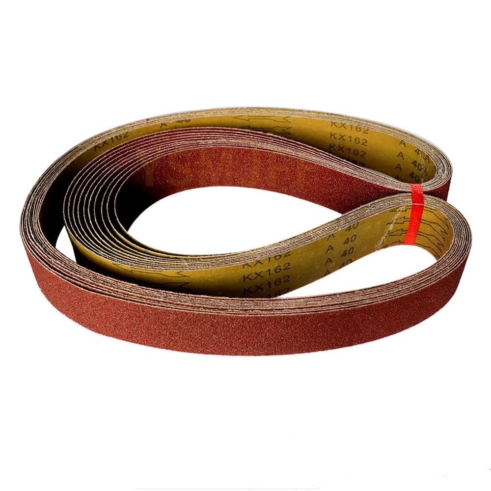 5 szt. 1800x50mm pas ścierny akcesoria szlifierskie 40-1000 gradacja 2"x72" taśma ścierna do drewna miękkiego metalu szlifowanie polerowanie, 5 szt. 120 gradacja