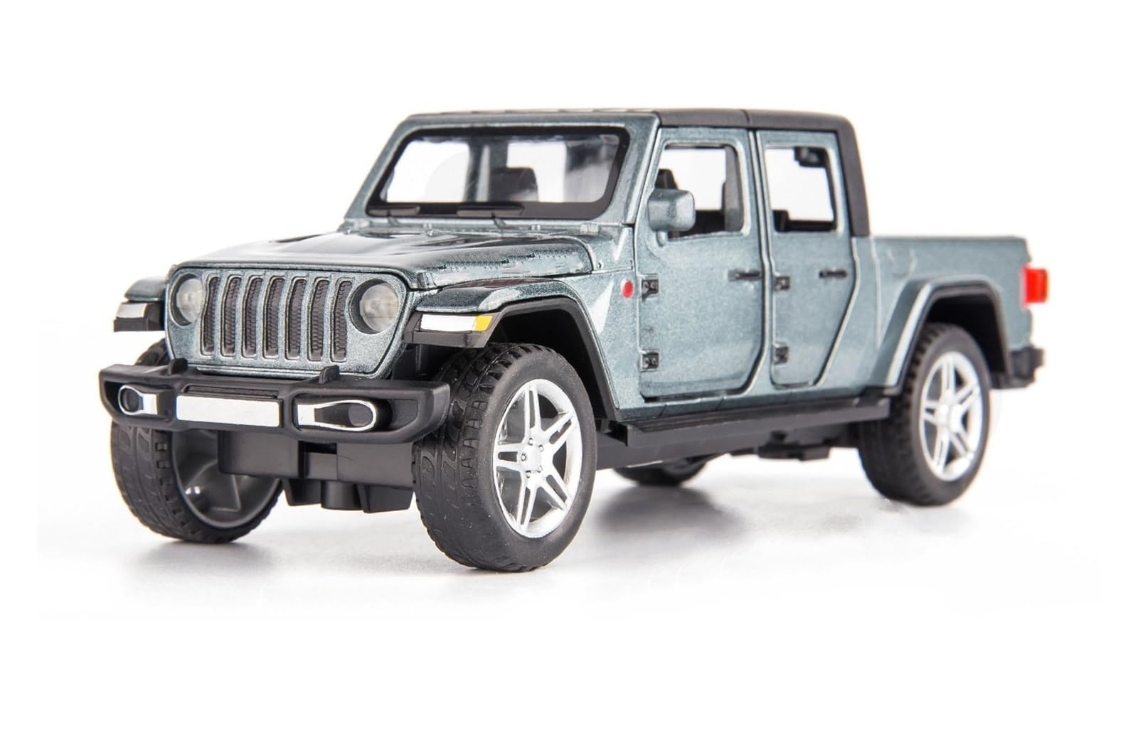 Btwodian Scale Model Car 1:32 For Wrangler For Jeep Alloy Diecast Metal Model Desk Decoration(Gray)