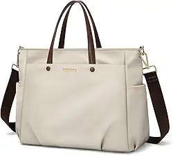 Bolsa feminina para laptop de 35,5 cm para notebook, bolsa de mão elegante para viagens de trabalho