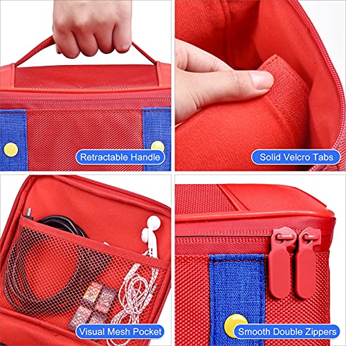 Larstylee Switch Carry Case, Storage Carrying Case Compatible With Nintendo Switch/Switch Oled Soft Shell Protective Travel Case For Switch Console Pro Controller & Accessories #TOP5