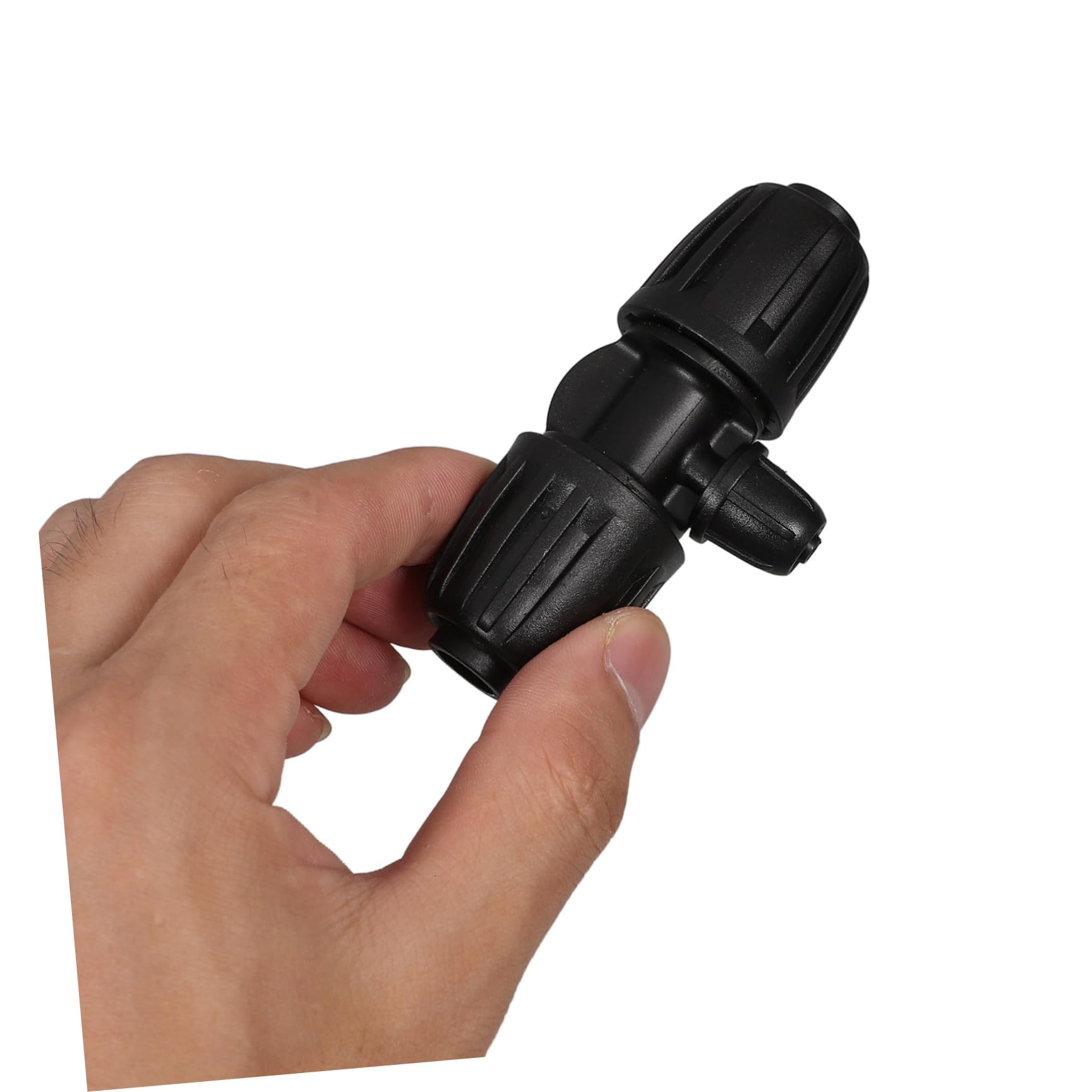 30 Pezzi Raccordi per Irrigazione Agricola Pe Dadi Autobloccanti Antiscivolo, Attacco a Tre Vie 1/2" a 1/4" in Pp, Facile Installazione per Giardino e Serra,