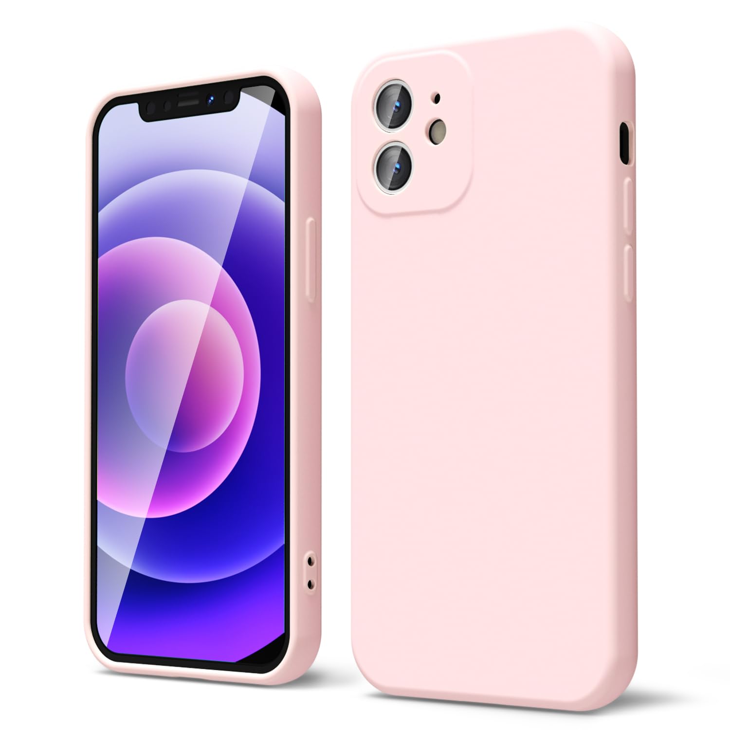 Amazon.com: oakxco for iPhone 12 Mini Case Liquid Silicone, Soft