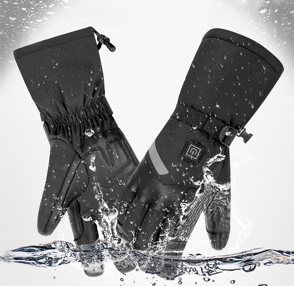 Guanti Riscaldabili Uomo/Donna Con Batteria - 3 Livelli Temperatura Fino A 45°C | Touchscreen E Impermeabili - Foto 6