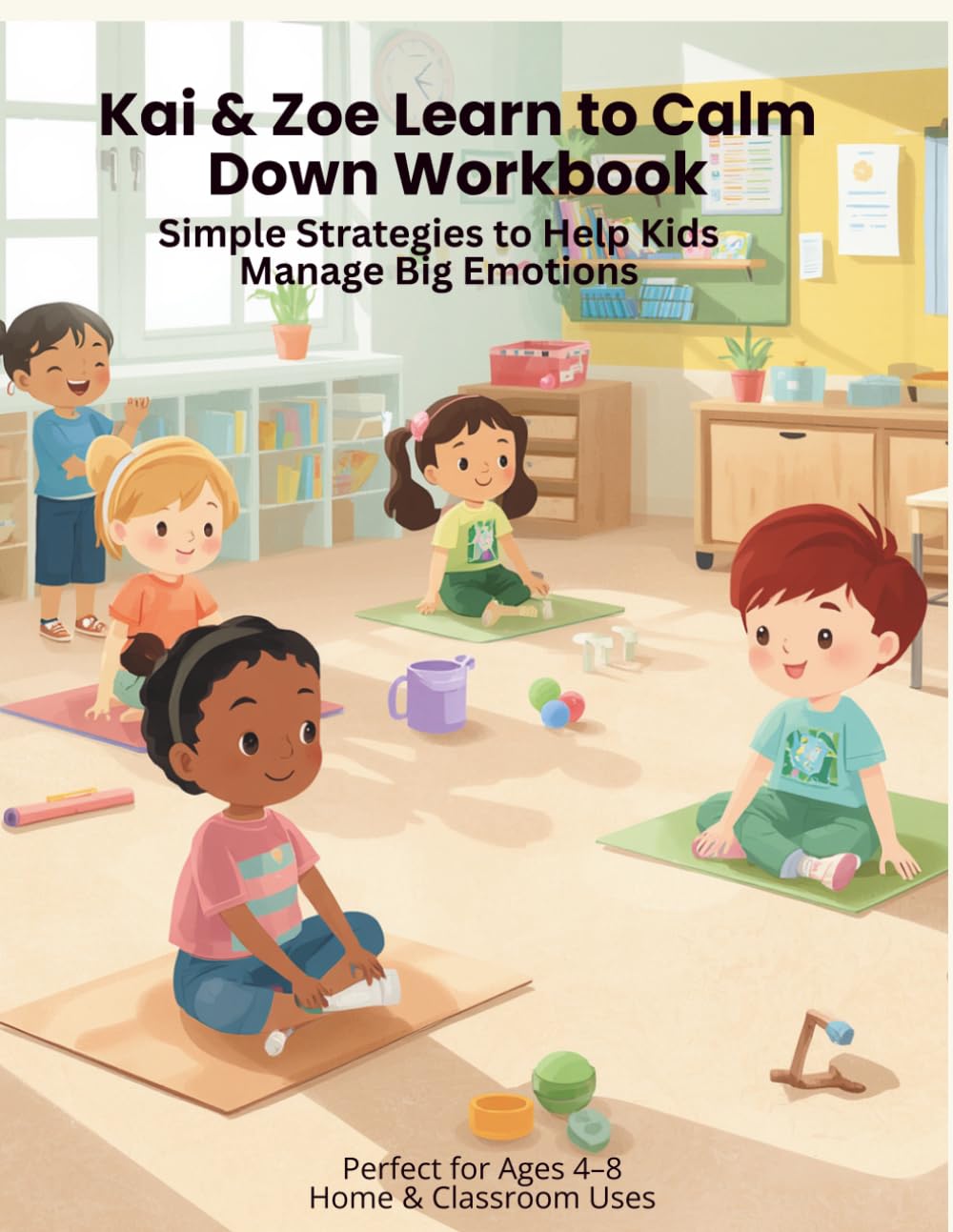 Kai & Zoe Learn to Calm Down Workbook: Simple Strategies to Help Kids Manage Big Emotions (Kai & Zoe Social-Emotional Learning Series)