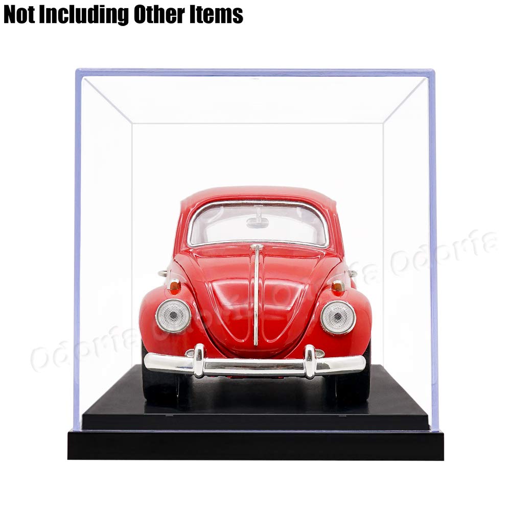 Odoria Clear Display Box for 1/24 Car Dustproof Acrylic Case (9.7